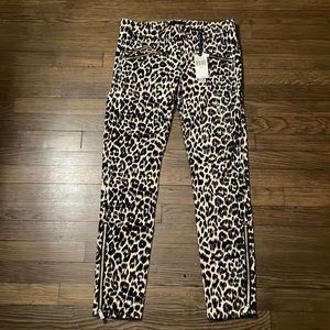 Juicy Couture Leopard Skinny Jeans Size 29 NWT